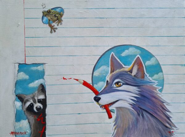 A tale of 3 Friends 45x61cm