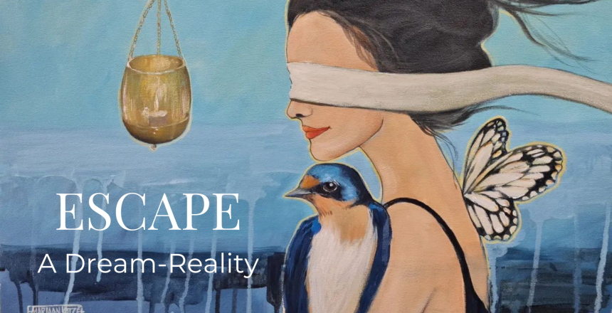 Art is my escape into a dreamlike reality - a peaceful, isolated world. I want to share this safe escape with onlookers and allow them to become part of it, if only for a moment.