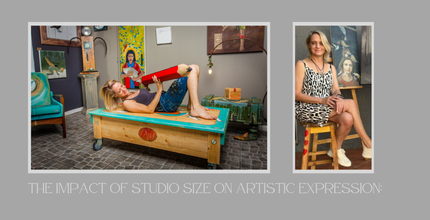 The impact of a studio size on artistic expression